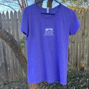 Women's Heathered Purple Short Sleeve Access Fund Tee - Looking Glass
